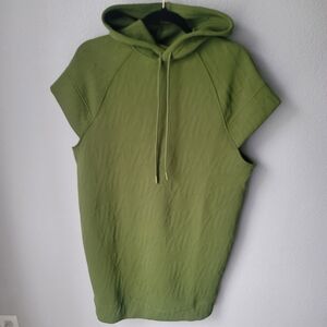 NWT Yitty Major Label Backless Hoodie Dress XSmall Bossy Mossy Green